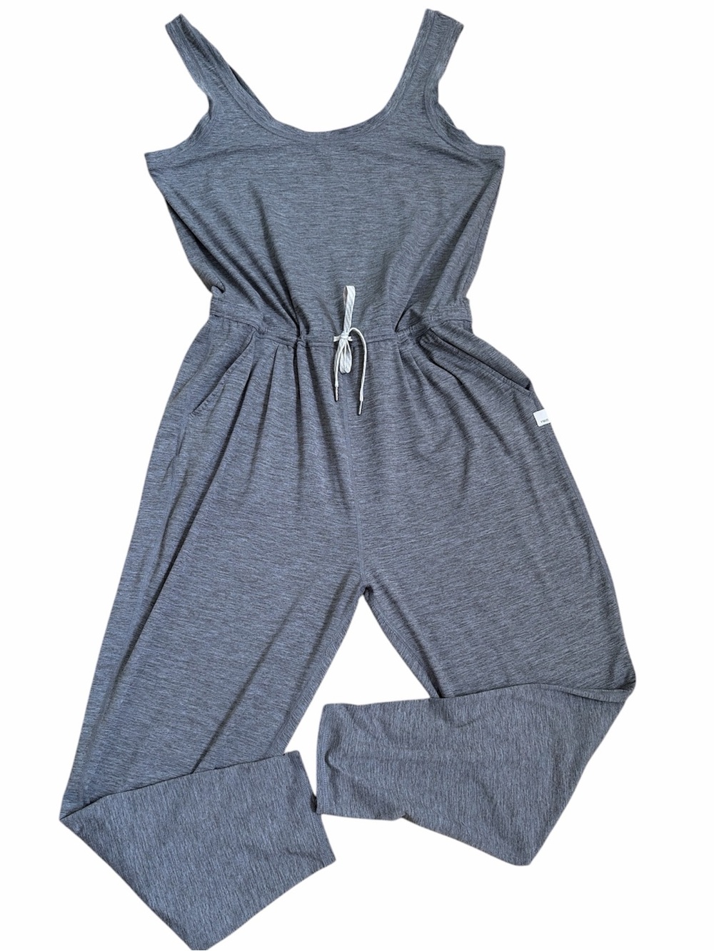 VUORI women’s looks harem jumpsuit medium heathered gray pockets Nordstrom EUC - Picture 2 of 6